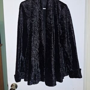 Dress Barn Black Velvet Women's Blazer